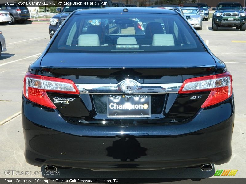 Attitude Black Metallic / Ash 2012 Toyota Camry XLE V6