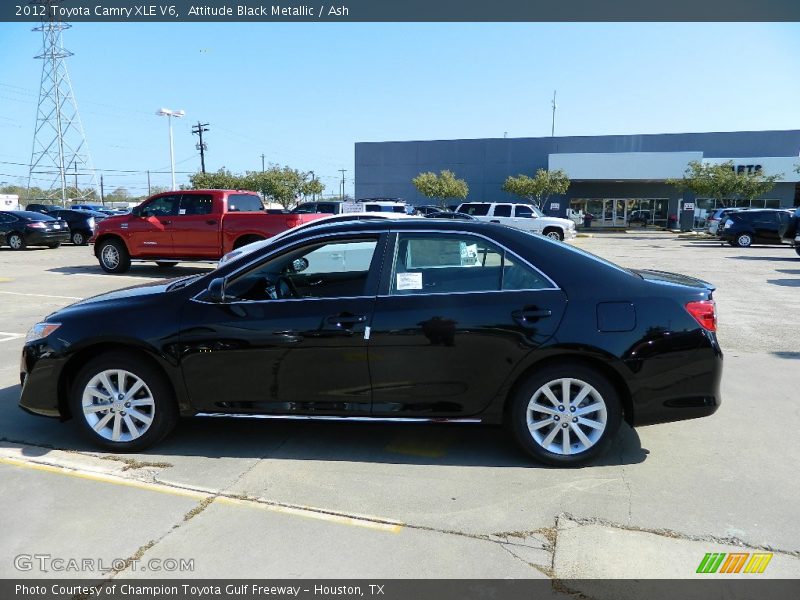 Attitude Black Metallic / Ash 2012 Toyota Camry XLE V6