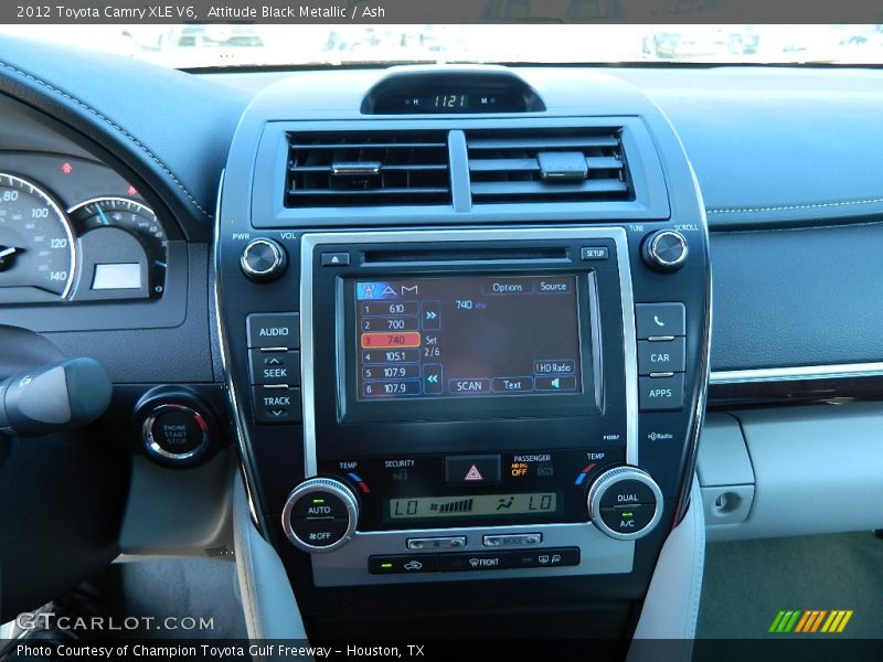 Attitude Black Metallic / Ash 2012 Toyota Camry XLE V6
