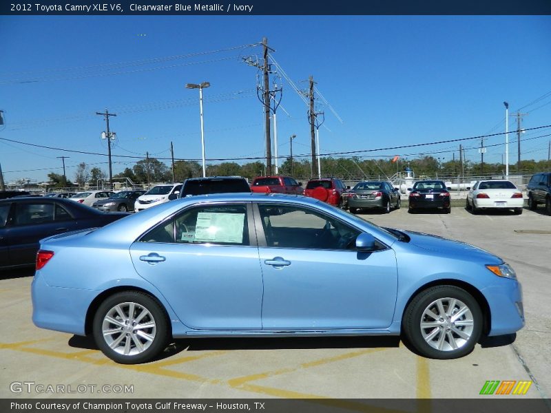 Clearwater Blue Metallic / Ivory 2012 Toyota Camry XLE V6
