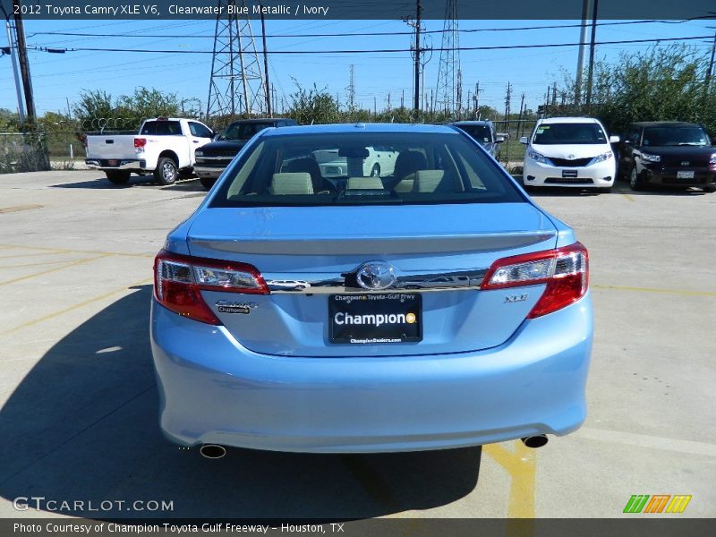 Clearwater Blue Metallic / Ivory 2012 Toyota Camry XLE V6