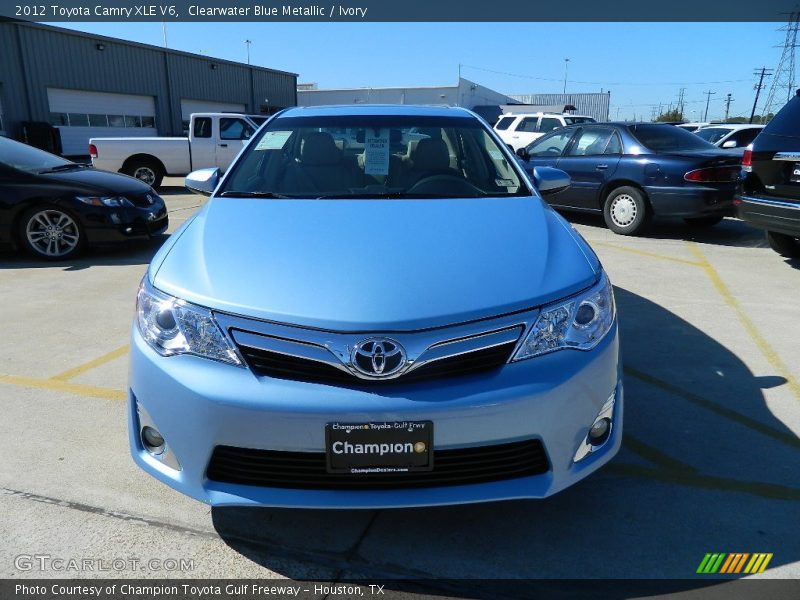 Clearwater Blue Metallic / Ivory 2012 Toyota Camry XLE V6