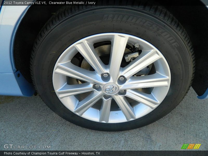 Clearwater Blue Metallic / Ivory 2012 Toyota Camry XLE V6