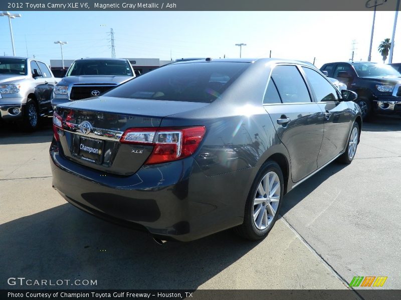 Magnetic Gray Metallic / Ash 2012 Toyota Camry XLE V6