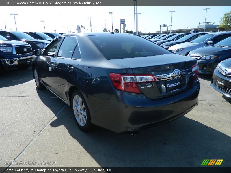 Magnetic Gray Metallic / Ash 2012 Toyota Camry XLE V6