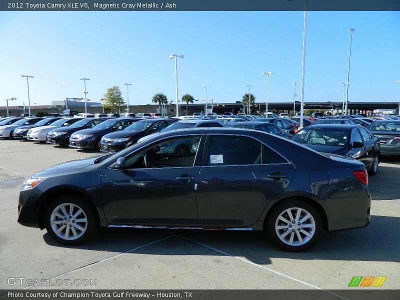 Magnetic Gray Metallic / Ash 2012 Toyota Camry XLE V6