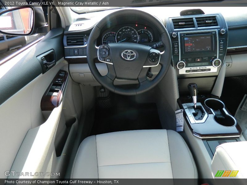 Magnetic Gray Metallic / Ash 2012 Toyota Camry XLE V6