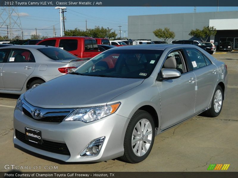 Classic Silver Metallic / Ash 2012 Toyota Camry XLE V6