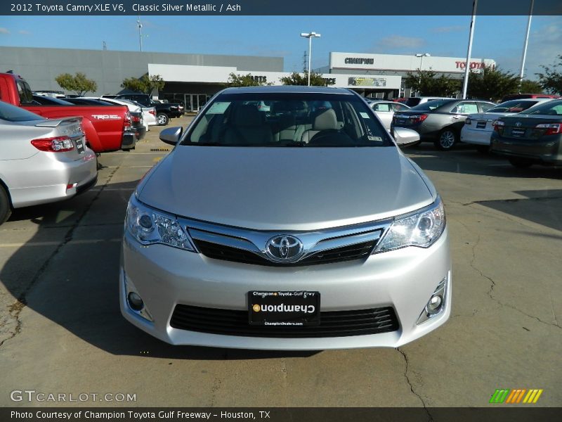 Classic Silver Metallic / Ash 2012 Toyota Camry XLE V6