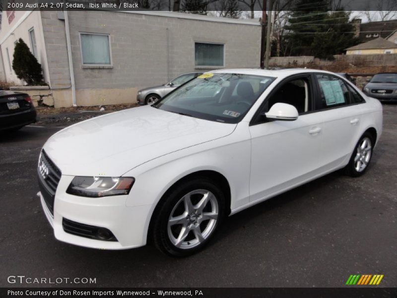 Ibis White / Black 2009 Audi A4 2.0T Sedan