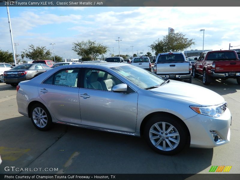 Classic Silver Metallic / Ash 2012 Toyota Camry XLE V6