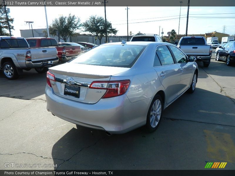 Classic Silver Metallic / Ash 2012 Toyota Camry XLE V6