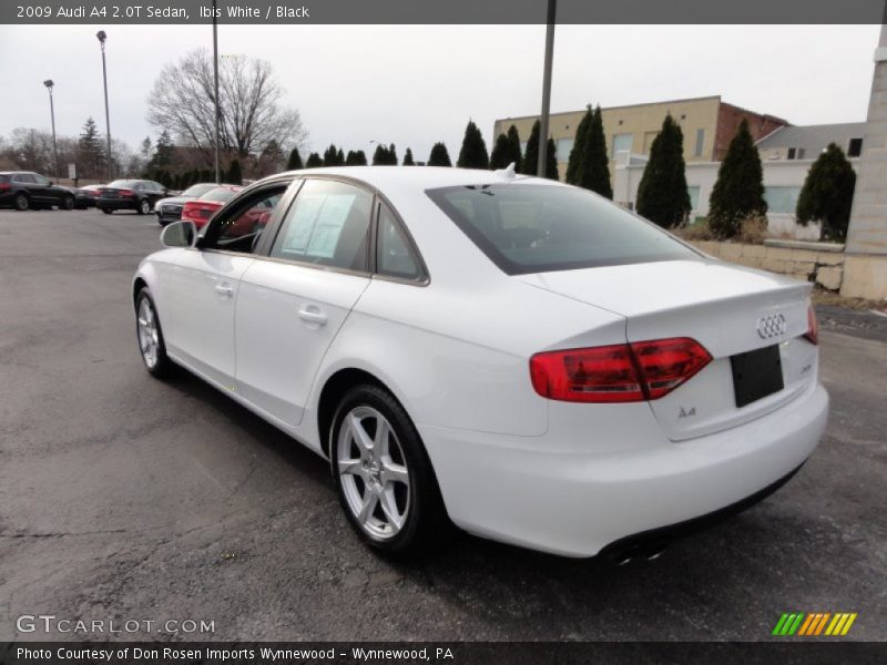 Ibis White / Black 2009 Audi A4 2.0T Sedan