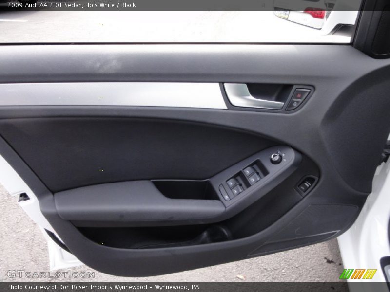 Ibis White / Black 2009 Audi A4 2.0T Sedan