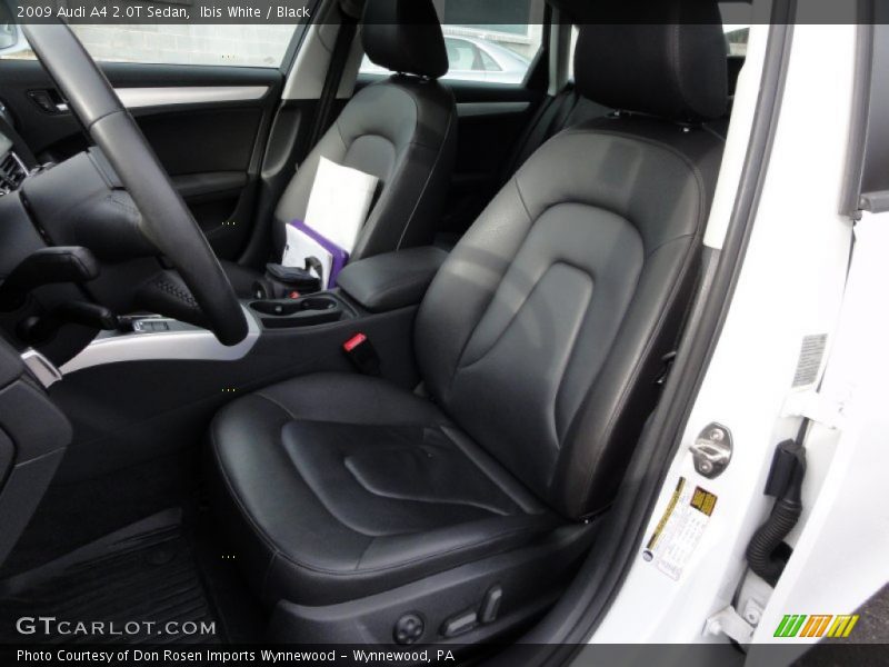 Ibis White / Black 2009 Audi A4 2.0T Sedan