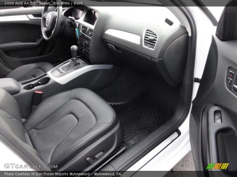 Ibis White / Black 2009 Audi A4 2.0T Sedan