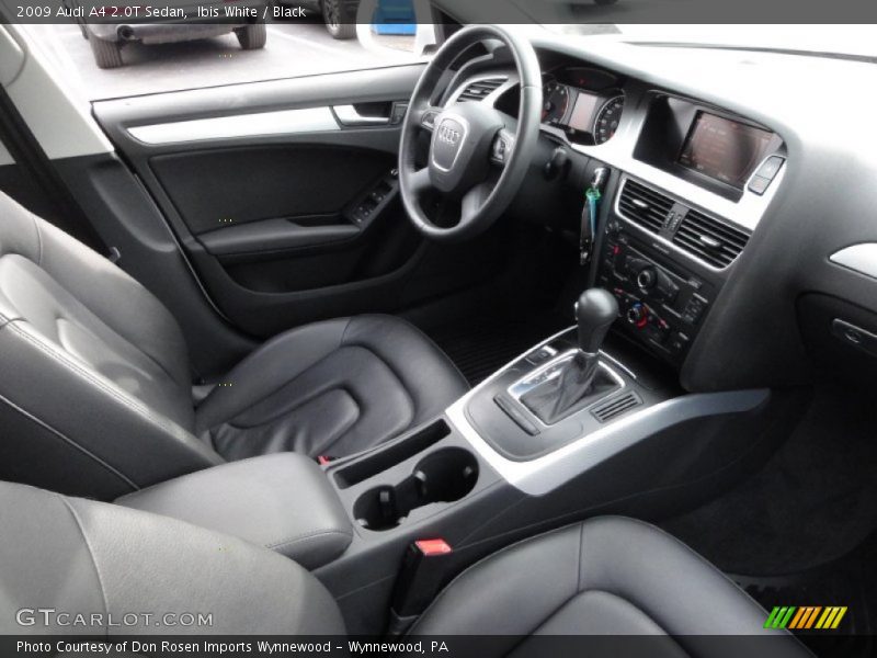 Ibis White / Black 2009 Audi A4 2.0T Sedan