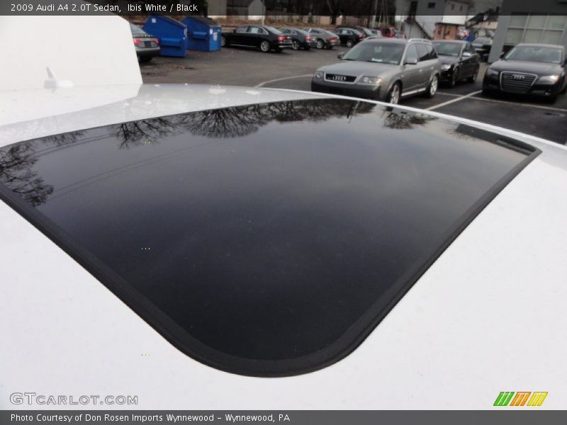 Ibis White / Black 2009 Audi A4 2.0T Sedan