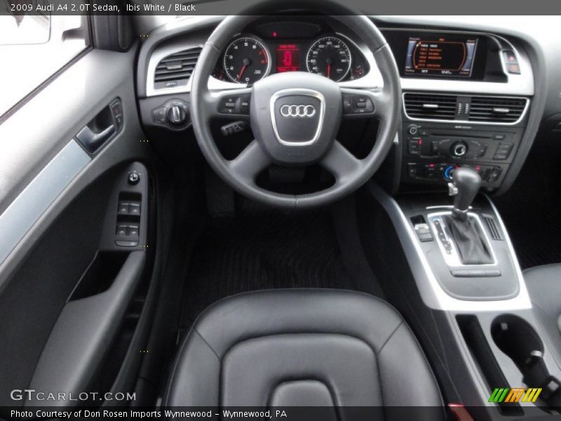 Ibis White / Black 2009 Audi A4 2.0T Sedan