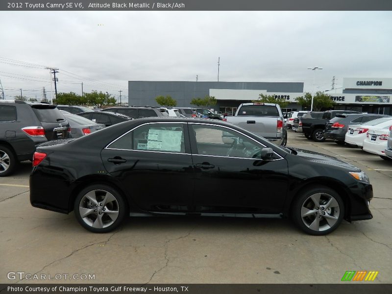 Attitude Black Metallic / Black/Ash 2012 Toyota Camry SE V6