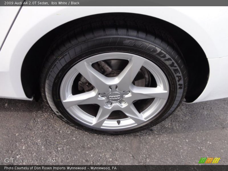 Ibis White / Black 2009 Audi A4 2.0T Sedan
