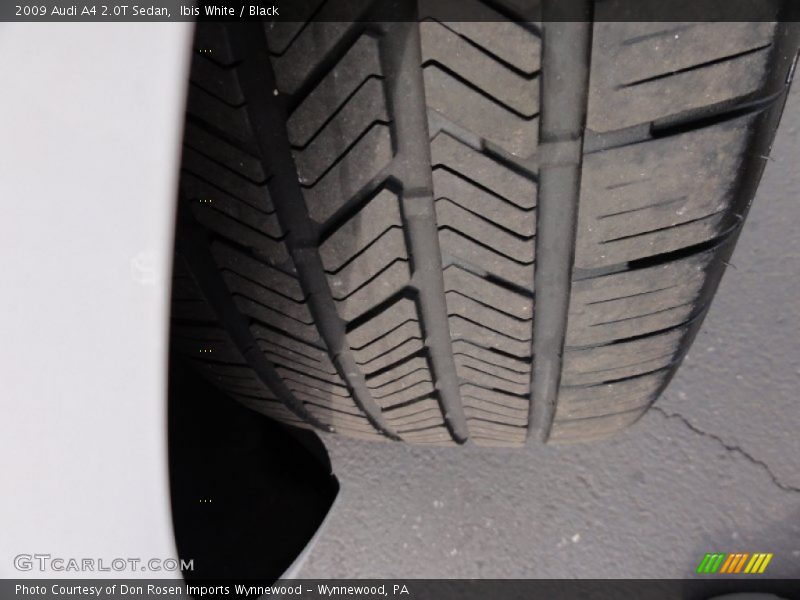 Ibis White / Black 2009 Audi A4 2.0T Sedan