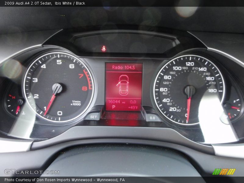 Ibis White / Black 2009 Audi A4 2.0T Sedan