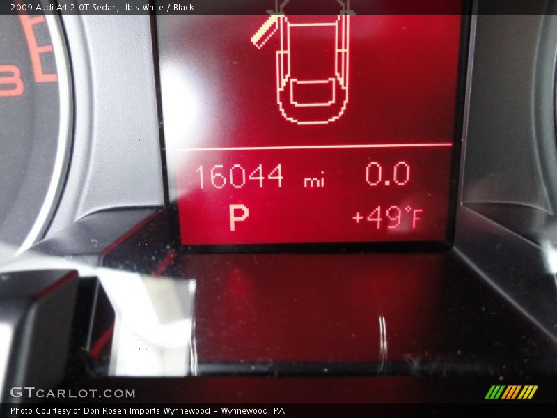 Ibis White / Black 2009 Audi A4 2.0T Sedan