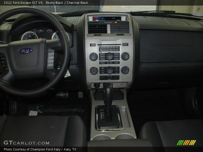 Ebony Black / Charcoal Black 2012 Ford Escape XLT V6