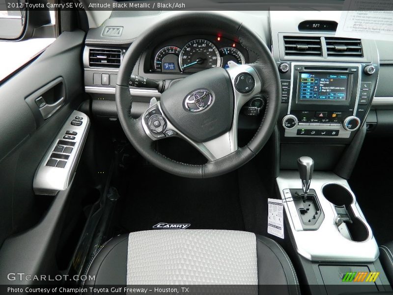 Attitude Black Metallic / Black/Ash 2012 Toyota Camry SE V6