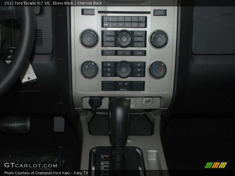 Ebony Black / Charcoal Black 2012 Ford Escape XLT V6