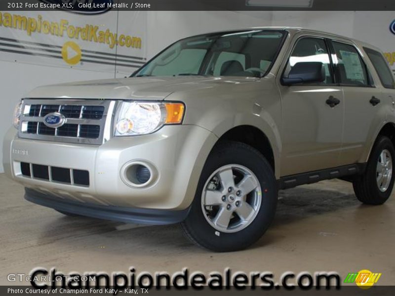 Gold Leaf Metallic / Stone 2012 Ford Escape XLS