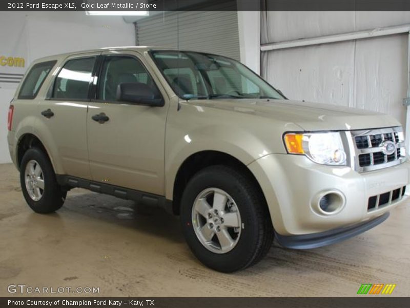 Gold Leaf Metallic / Stone 2012 Ford Escape XLS