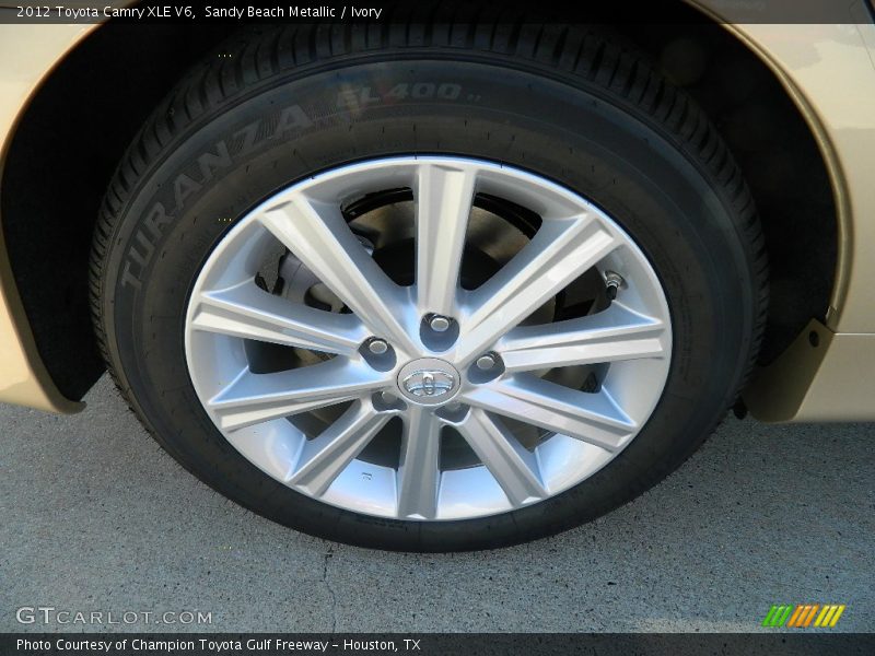 Sandy Beach Metallic / Ivory 2012 Toyota Camry XLE V6