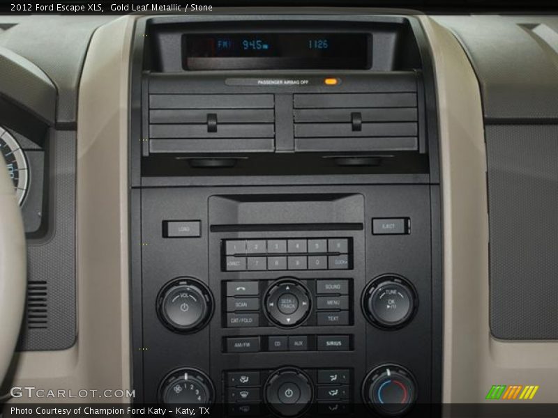 Gold Leaf Metallic / Stone 2012 Ford Escape XLS