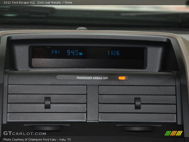 Gold Leaf Metallic / Stone 2012 Ford Escape XLS