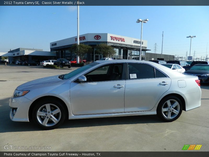 Classic Silver Metallic / Black 2012 Toyota Camry SE