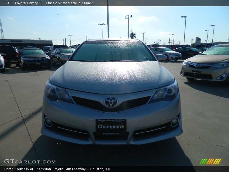 Classic Silver Metallic / Black 2012 Toyota Camry SE