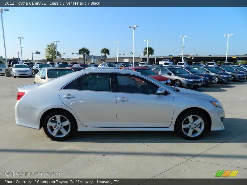 Classic Silver Metallic / Black 2012 Toyota Camry SE