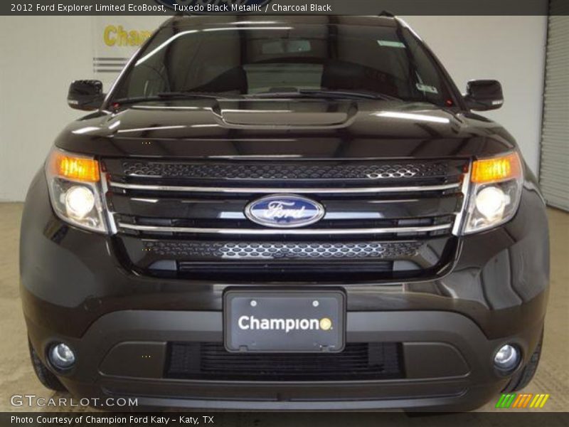 Tuxedo Black Metallic / Charcoal Black 2012 Ford Explorer Limited EcoBoost