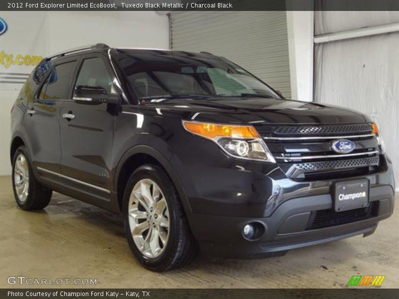 Tuxedo Black Metallic / Charcoal Black 2012 Ford Explorer Limited EcoBoost