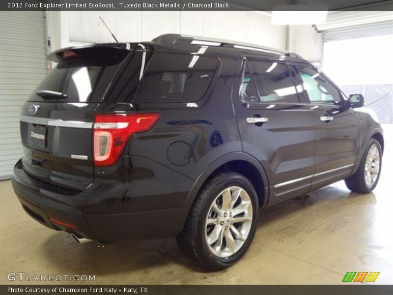 Tuxedo Black Metallic / Charcoal Black 2012 Ford Explorer Limited EcoBoost
