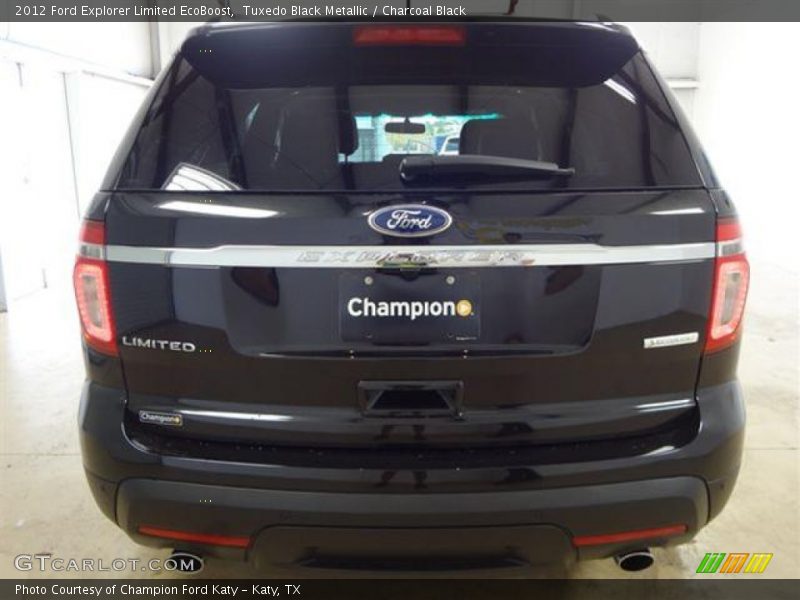 Tuxedo Black Metallic / Charcoal Black 2012 Ford Explorer Limited EcoBoost