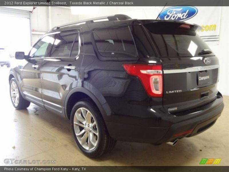 Tuxedo Black Metallic / Charcoal Black 2012 Ford Explorer Limited EcoBoost