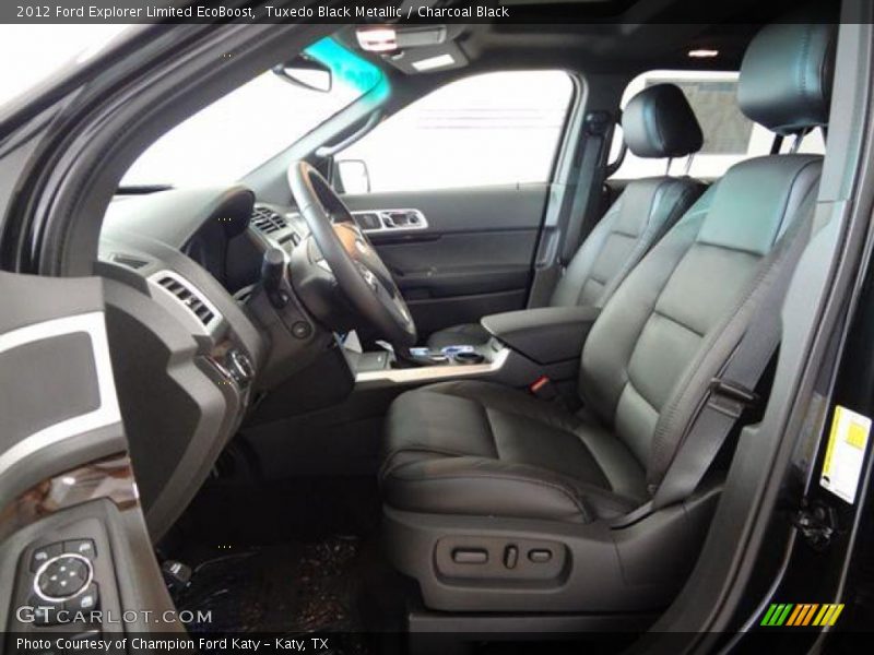  2012 Explorer Limited EcoBoost Charcoal Black Interior