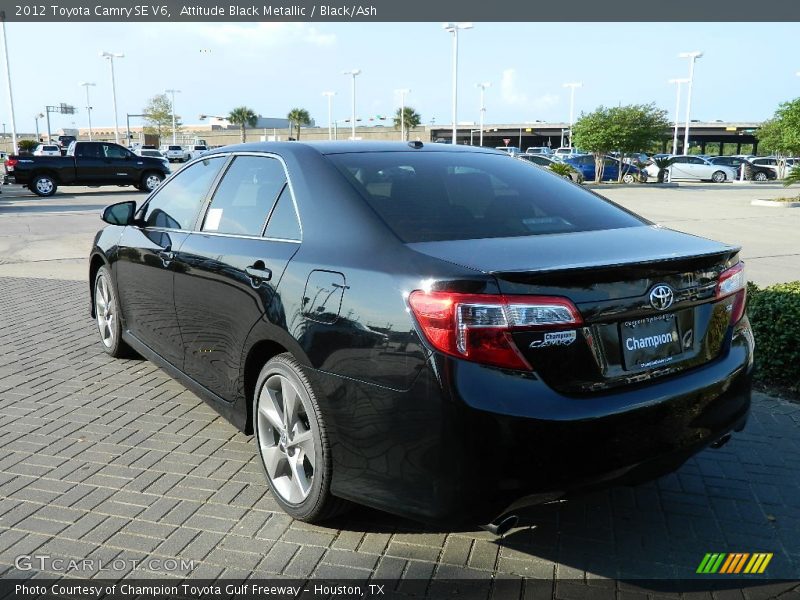 Attitude Black Metallic / Black/Ash 2012 Toyota Camry SE V6