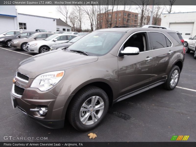 Mocha Steel Metallic / Jet Black 2012 Chevrolet Equinox LTZ AWD