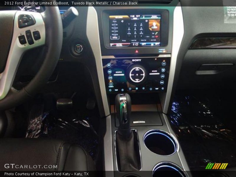 Tuxedo Black Metallic / Charcoal Black 2012 Ford Explorer Limited EcoBoost