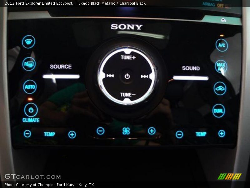 Tuxedo Black Metallic / Charcoal Black 2012 Ford Explorer Limited EcoBoost