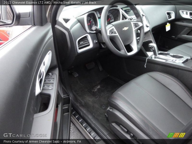 Mocha Steel Metallic / Jet Black 2012 Chevrolet Equinox LTZ AWD